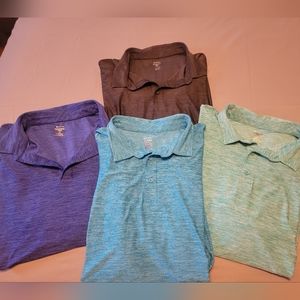 Set of 4 Member's Mark performance polos, size XXL